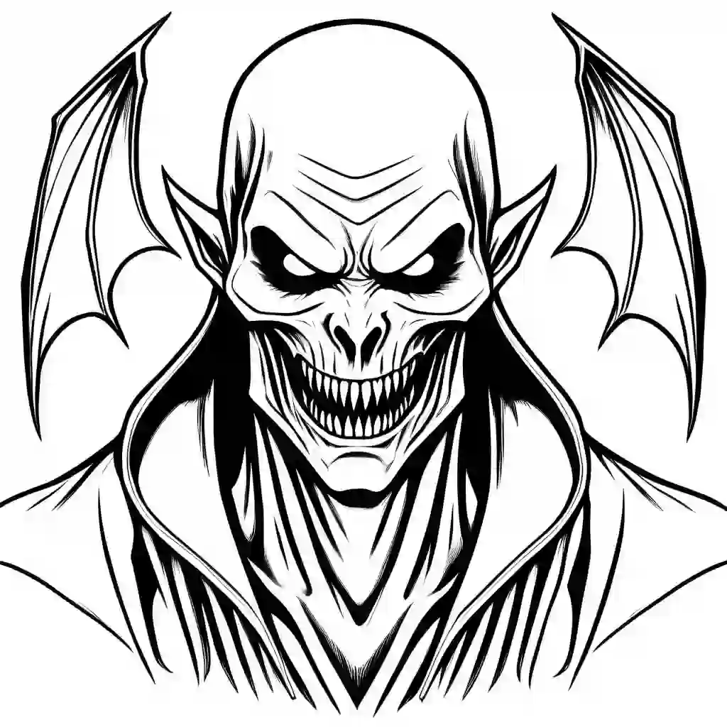 Ghoul coloring pages